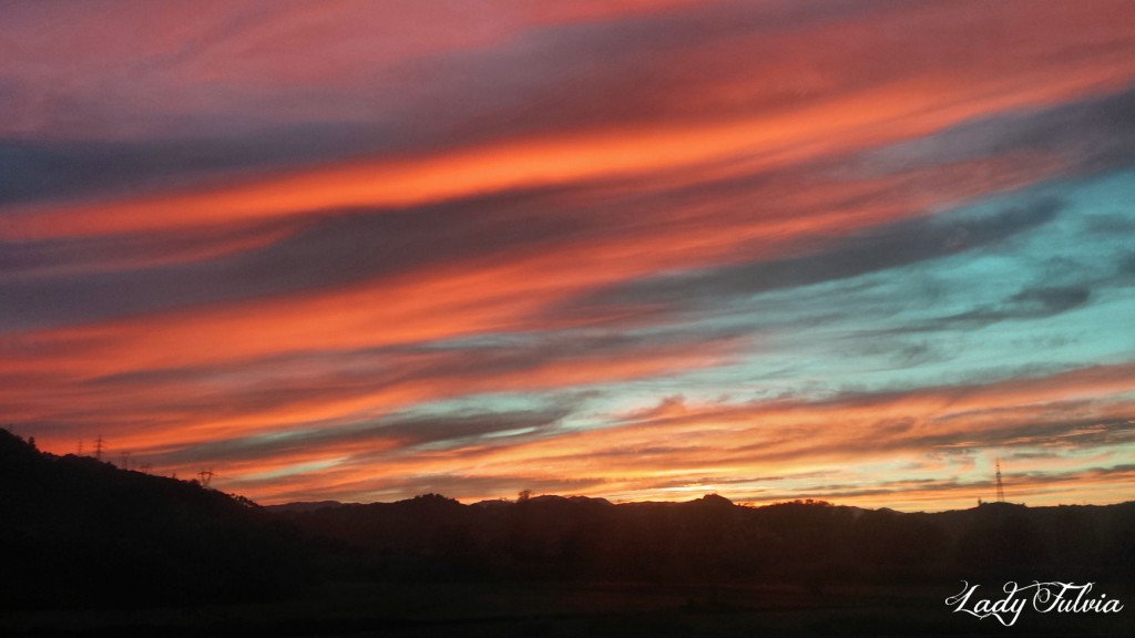 La giornata volge al tramonto ricca di emozioni e felicità