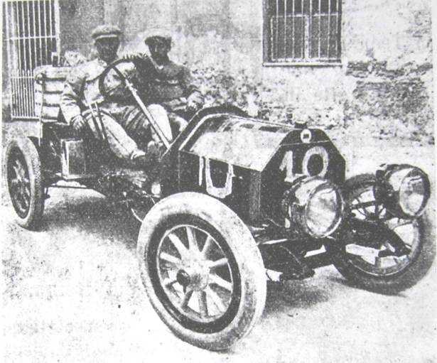 Hilliard su Lancia Alfa vince a Savannah nel 1908